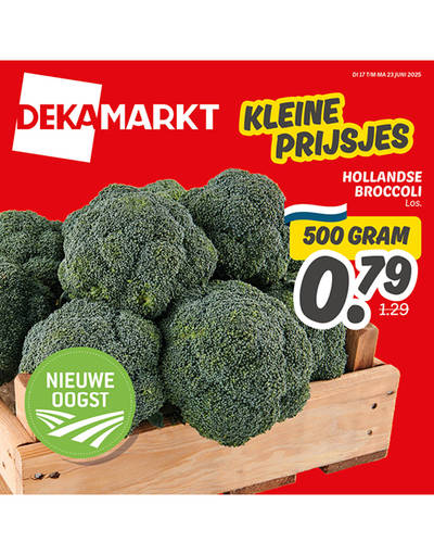 Folder volgende week