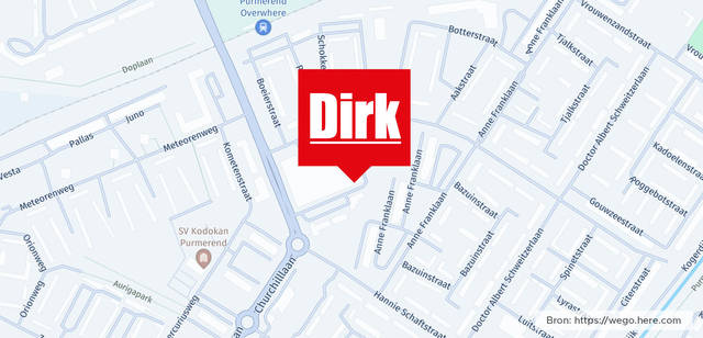 Winkel locatie