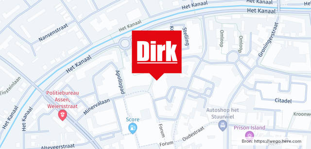 Winkel locatie