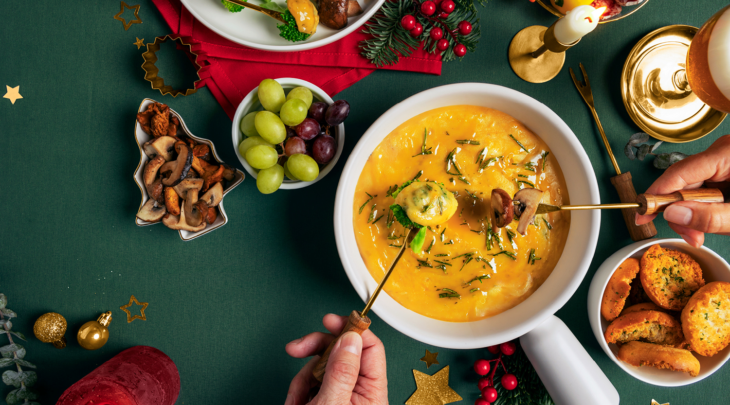 Kaasfondue voor de feestdagen