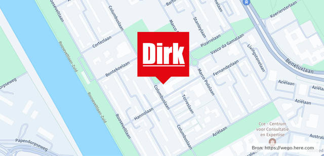 Winkel locatie
