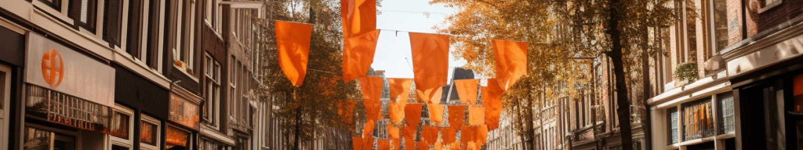 Oranje vlaggen