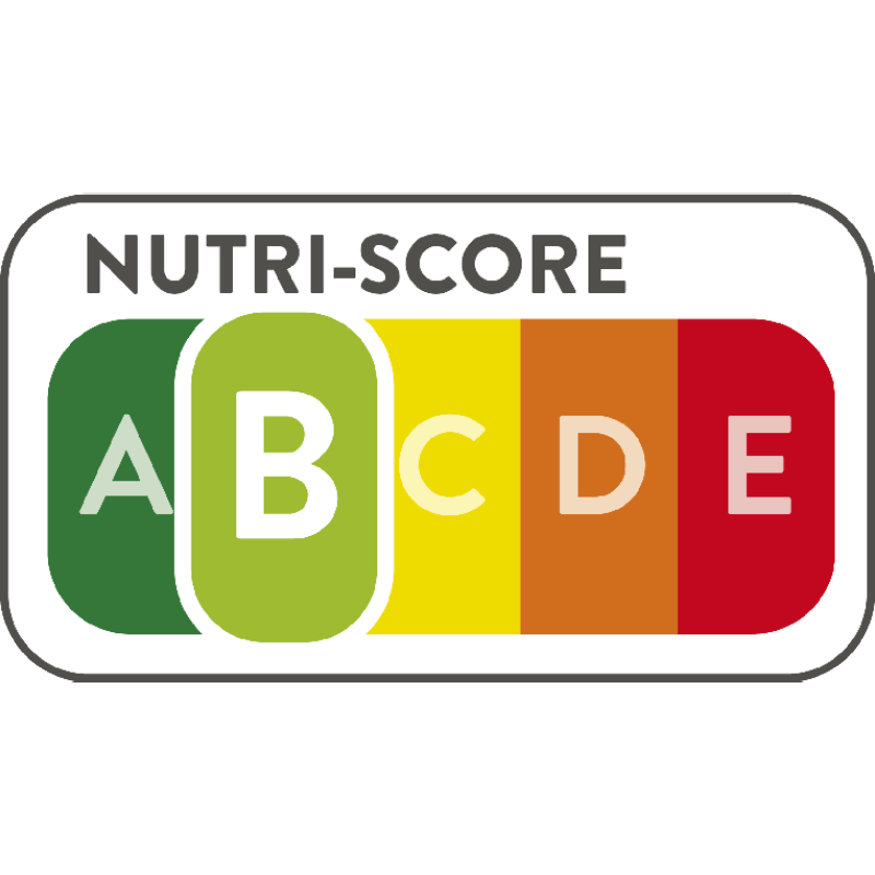 NUTRI-SCORE B = LICHT GROEN