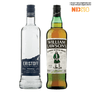 Eristoff Vodka of William Lawson's Whisky