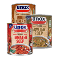 Foto van Unox soep in blik
