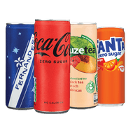 Coca-cola, Fernandes, Fuze, Sprite of Fanta