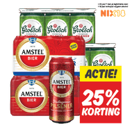 Amstel, Grolsch of Peroni Pilsener of 0.0