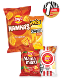 Lay's Hamka's, Cheetos, Mama mia's, Restaurant flavours of Pomtips