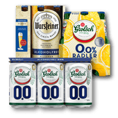 Grolsch of Warsteiner 0.0%