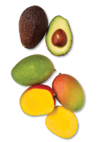 Eetrijpe Avocado of Mango