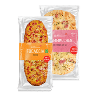 Foto van Boboli flammkuchen of pizza focaccia