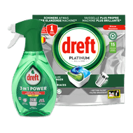 Dreft Platinum vaatwastabs of 3-in-1 power spray