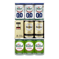 Grolsch of Warsteiner bier of 0.0%