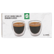 Dubbelwandige Espresso Glazen