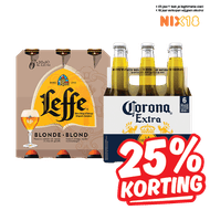 Leffe, Corona, Tripel Karmeliet of Hoegaarden Speciaalbier