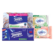 Edet Vochtig Toiletpapier,  Tempo Zakdoekjes of Tissues