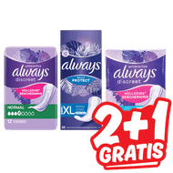 Always of Always Discreet Maandverband of Inlegkruisjes 
