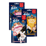 Felix Crispies of Party mix
