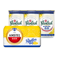 Amstel of Grolsch Radler of Rosé