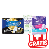 Always Discreet, Cotton of Night Maandverband of Inlegkruisjes