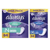 Always Maandverband of Inlegkruisjes