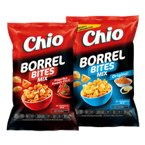 Chio Borrelbites of Kettle Cooked chips
