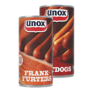 Unox hotdogs of Frankfurters