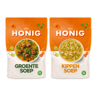 Honig soep in zak