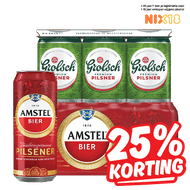 Amstel, Grolsch of Peroni Pilsener of 0.0