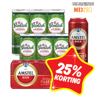 Amstel of Grolsch Pilsener of 0.0 