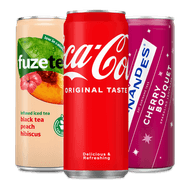 Coca-Cola, Fanta, Sprite, Fuze Tea of Fernandes