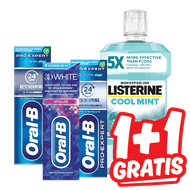 Oral-b Tandpasta of Listerine Mondwater