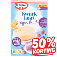 Dr. Oetker Kwarktaart Eigen Fruit