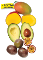 Mango, Avocado of Passiefruit