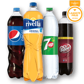 Pepsi, Dr. Pepper, 7-Up of Rivella