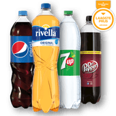 Pepsi, Dr. Pepper, 7-Up of Rivella