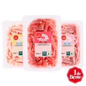 1 de Beste Ham-, bacon- of kipreepjes