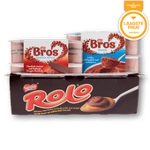 Bros, KitKat, Rolo of Smarties toetje