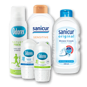 Odorex deodorant of Sanicur douche