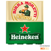 Heineken of Birra Moretti pilsener