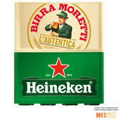 Heineken of Birra Moretti pilsener