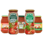 Spagheroni of Heinz pastasaus
