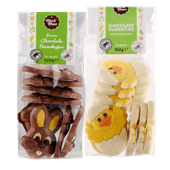 Chocolade hazenkopjes of kuikentjes