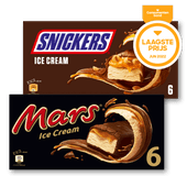 Mars of Snickers ijs