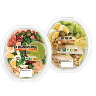 Maaltijdsalade Kip Caesar of Kip Bacon Guacamole