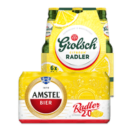 Amstel of Grolsch Radler of Rosé