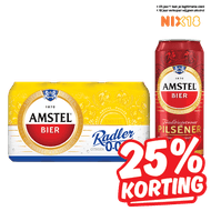 Amstel Pilsener of  Radler of 0.0