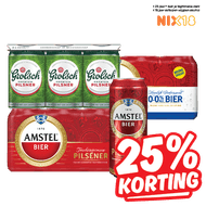 Amstel, Grolsch of Peroni Pilsener of 0.0