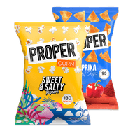 Proper chips of popcorn