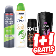 Axe of Dove Deodorant of Douchegel